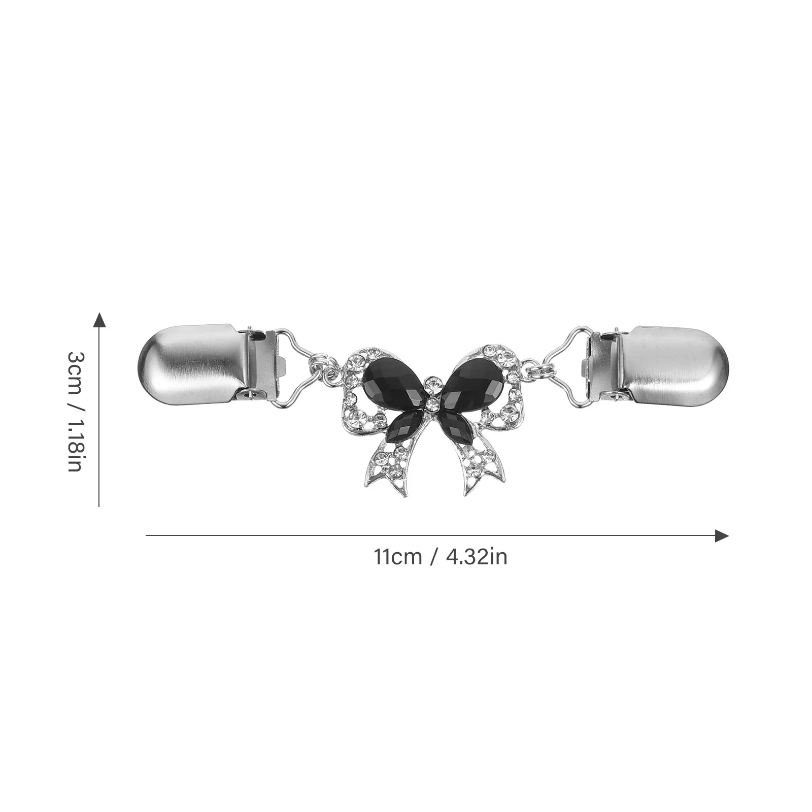 Frauen Strickjacke Clip Bogen Pullover Schal Kragen Verschluss Exquisite Metall Kleidung Clips Dekorative Schal Verschluss Elegant