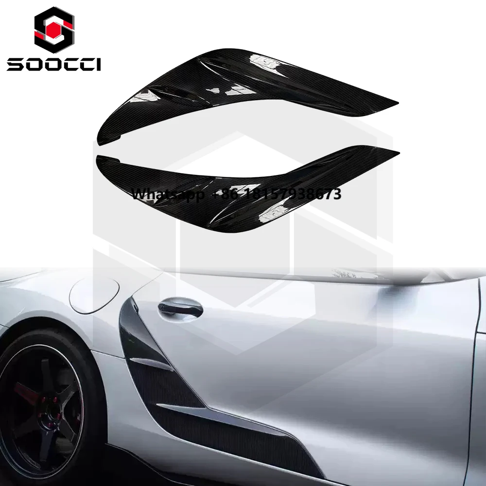 

TRD Style Carbon Fiber Door Trim for Supra GR A90 A91 MK5 | Sill Strip & Spoiler Fenders Upgrade