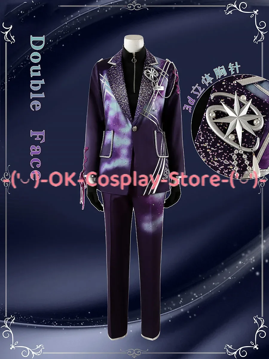 Game Ensemble Stars Double Face Trip Cosplay Costume Oukawa Kohaku Mikejima Madara Cosplay Suit Halloween Uniforms Custom Made