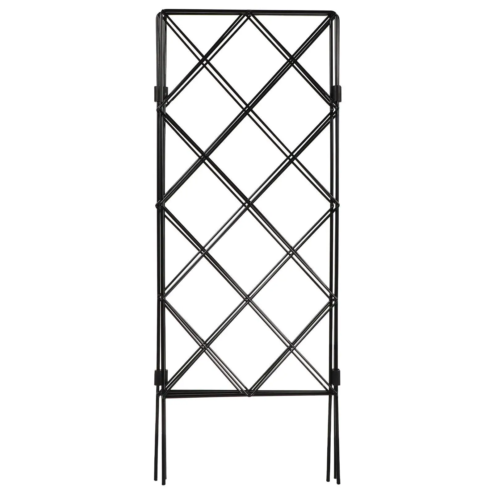 

Space Saving Foldable Plant Support Stand Iron Trellis for Climbing Plants Tomatoes Cucumbers Peas Bitter Melon Honeysuckle