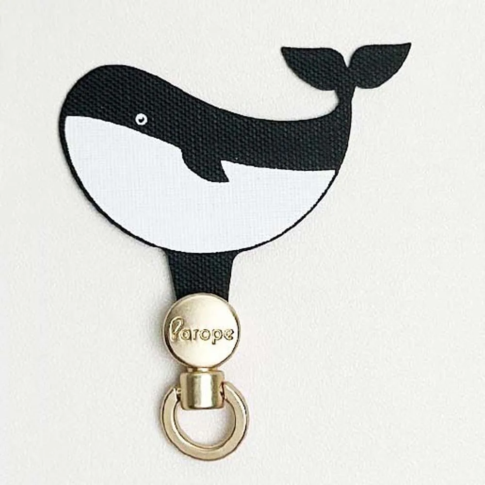 

Cartoon Panda Phone Tether Tab Safety Connecter 360 Rotatable Mobile Phone Gasket Detachable Metal Ring Cellphone Lanyard Patch