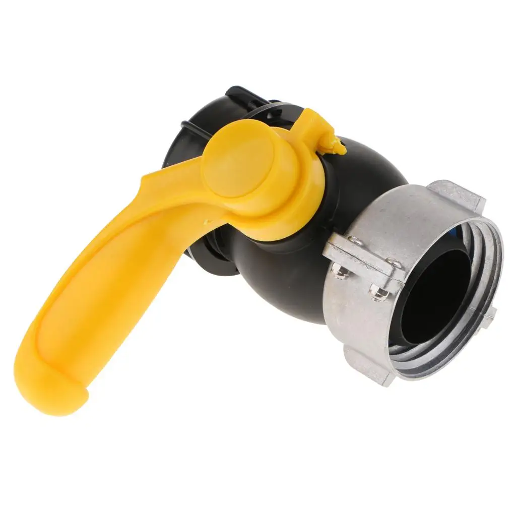 IBC Tote Drain PE Material Ball Valve Butterfly Style Garden Hose Faucet Value for Chemical Process Storage Tank Outlet Control
