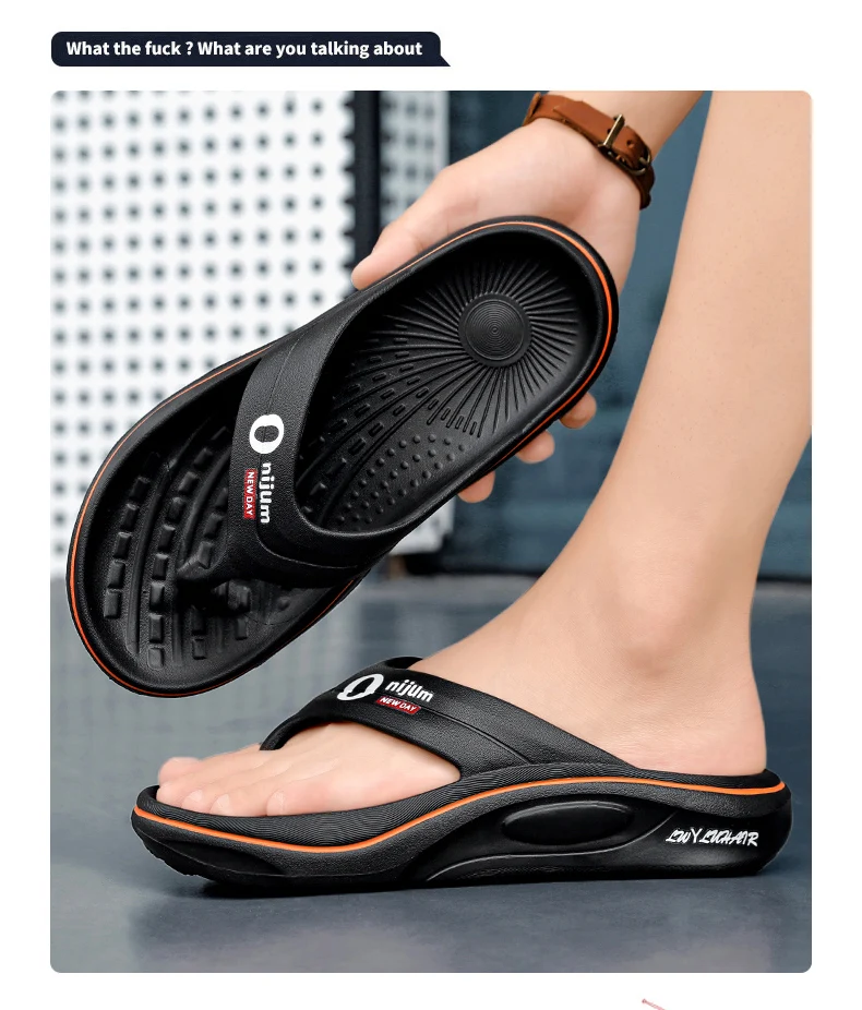 Summer Men Slippers Non Slip EVA Flip Flops Lightweight Home Sandals Soft High Quality Slides Fashion Outdoor Beach Bathroom