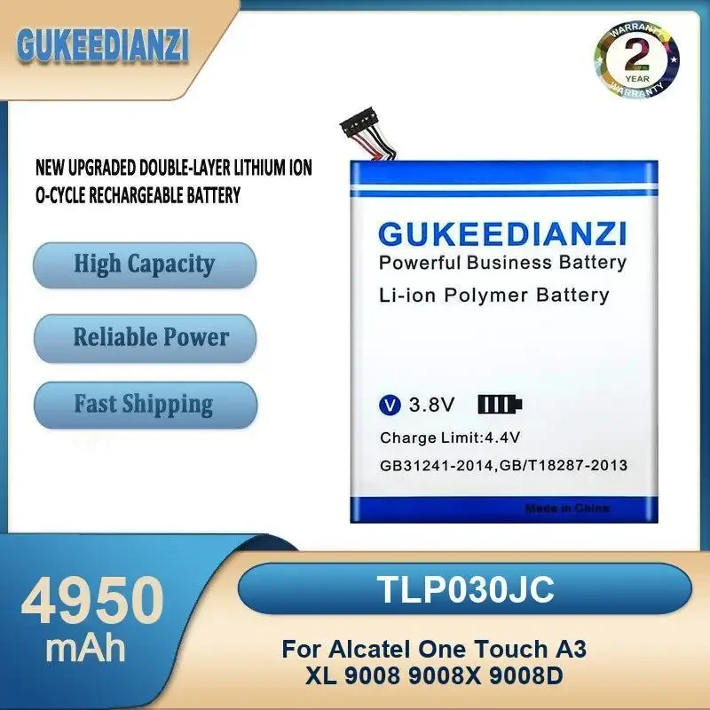 

TLP030JC 4950mAh High Capacity Mobile Phone Battery For Alcatel One Touch A3 XL 9008 9008X 9008D