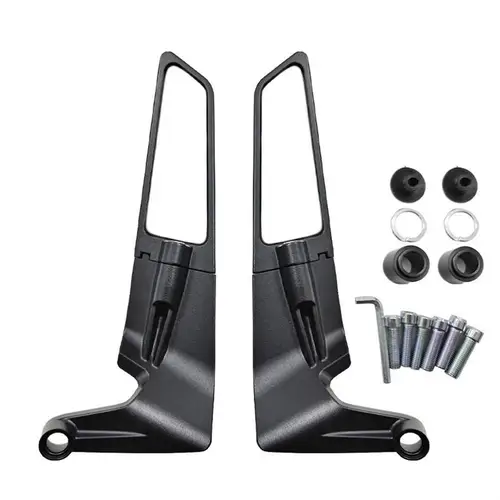 Imagen 2 del producto Para YAMAHA MT03 MT 03 MT-03 accesorios de motocicleta espejo de fibra de carbono Stealth Winglets espejos retrovisores
