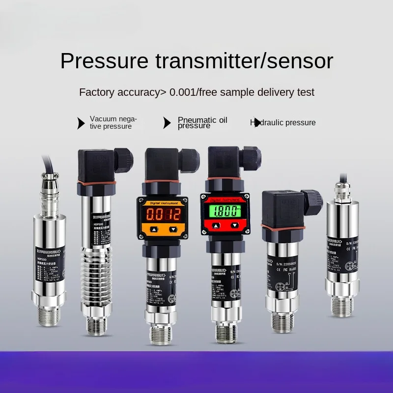 Digital Display Air Hydraulic Air Duct Water High Temperature Vacuum High Pressure Transmitter Pressure Sensor