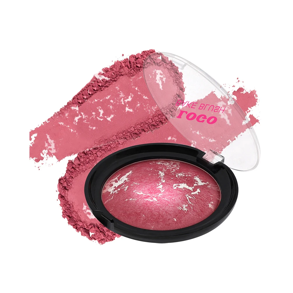 12 لون العلامة الخاصة أحمر الخدود مسحوق شعار مخصص مختلط اللون ماتي بيرليسسينت خبز أحمر الخدود مقاوم للماء الصباغ الخد ماكياج الوجه #2