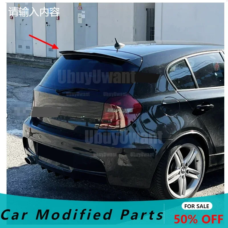 For BMW 1 Series E87 E81 120i 118i 116i 2004-2012 Hatchback Rear Roof Trunk Lid Car Spoiler Wings Exterior Tuning Accessories