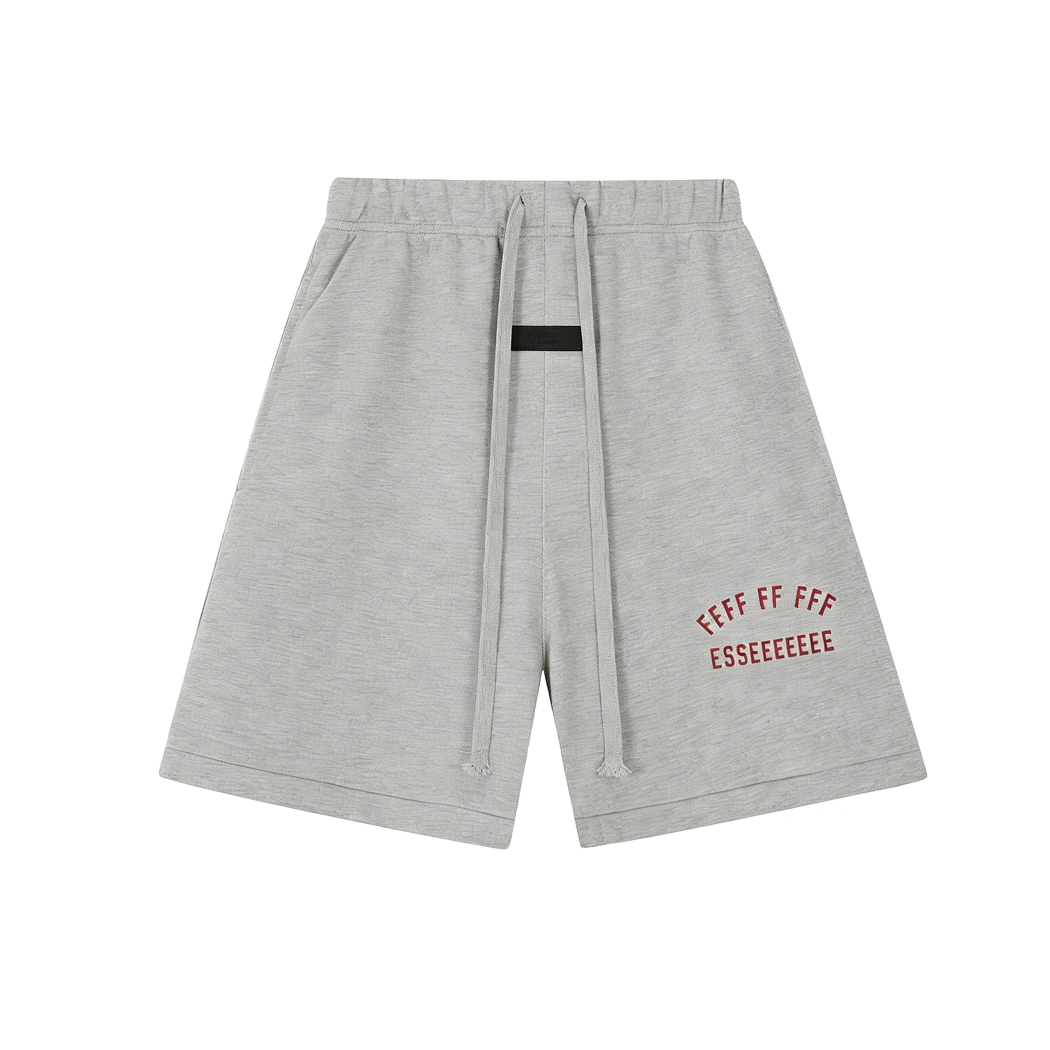 New Series Summer 2-piece Set Luxury Design Printed Letter Couple Shorts Top Double Line High Street Men's Oversized Shorts Set view 5