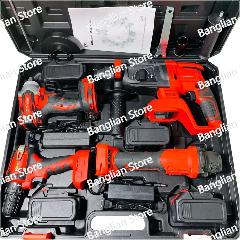 Highquality Cordless Hand Held Portable Screwdriver Cordless Drill Machine Power Tools Tool Sets Electric Power Drills