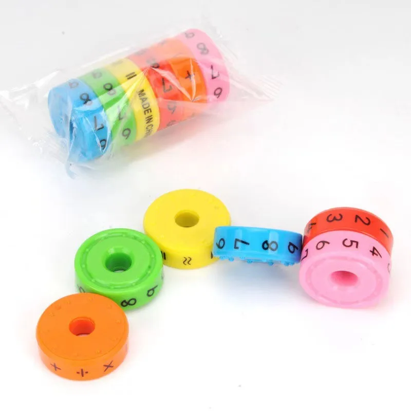Montessori Math Manipulatives Counting Chips Number Learning Intelligence Magnetic Multiplication Arithmetic Kindergarten