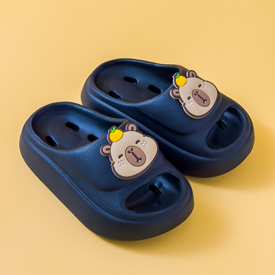  Children's slippers, cute cartoon boys and girls, baby sandals, children's sandals, adults, parent-child sandals, summer slipper 