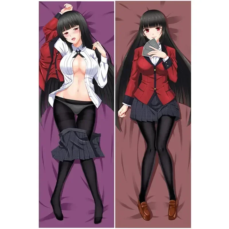 

60x180cm Anime Kakegurui Twin pillow Cover Jabami Yumeko Meari Saotome Dakimakura Case Bedding Hugging Body pillowcase Gifts