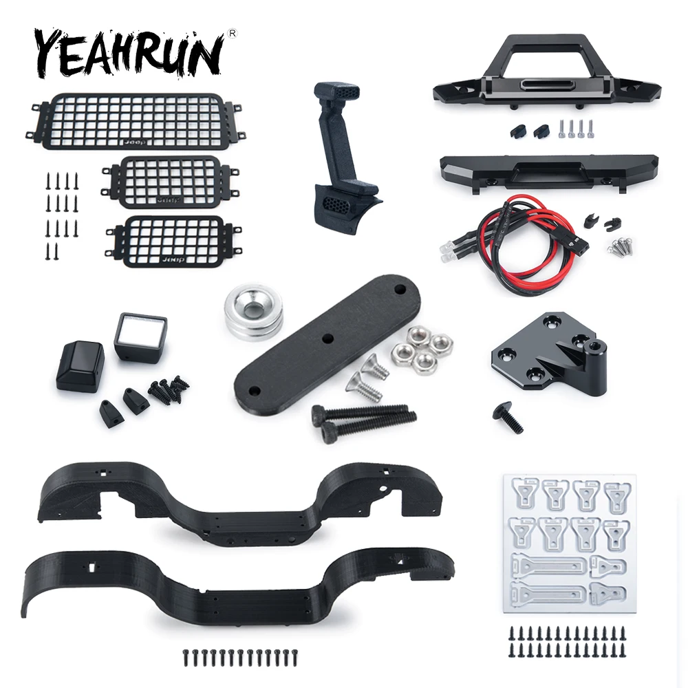 ตาข่ายกันกระแทกสำหรับติดตั้งยางอะไหล่ที่บังโคลนหลัง สำหรับรถ Axial SCX24 AXI00002 ขนาด 1/24 อะไหล่รถบังคับวิทยุ