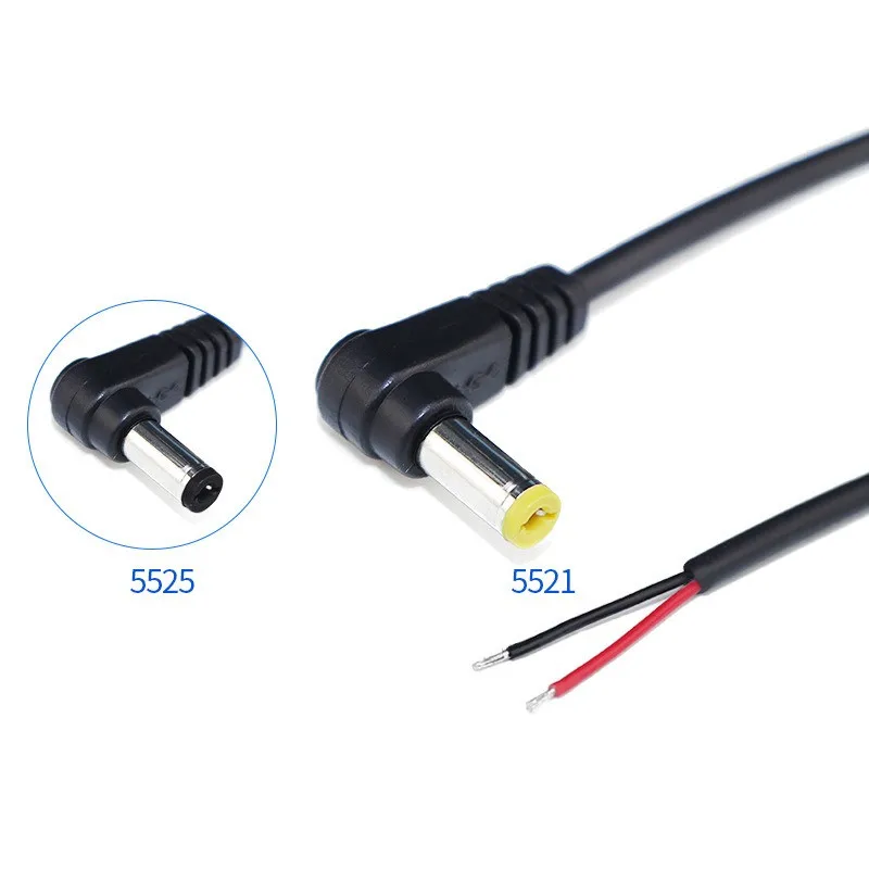 22AWG DC Power Plug 5.5 X 2.1 2.5mm 5.5 * 2.1mm Male Female CCTV Adapter Connector Cable Extension Cords 12V Surveillance Camera