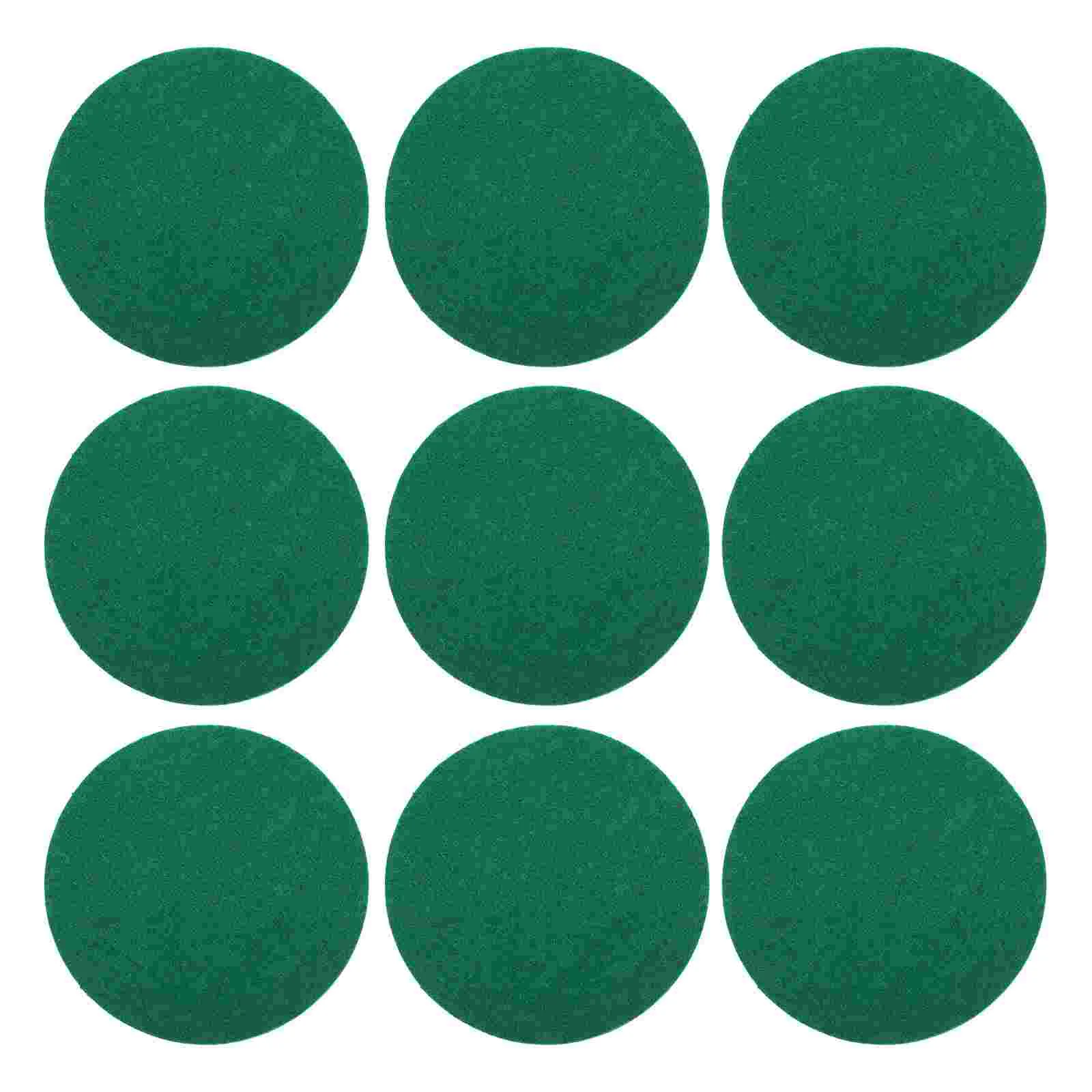 10 Pcs Hockey Flannel Durable Accessories Air Bat Pads Felt Putter Polyester Chemical Fiber Ice Pusher Mat Parts