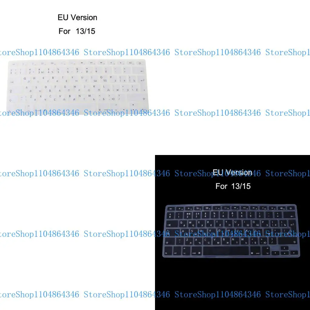 

5ASD Силиконовая наклейка для клавиатуры для MacBooks Air 13 15 EU Ноутбук