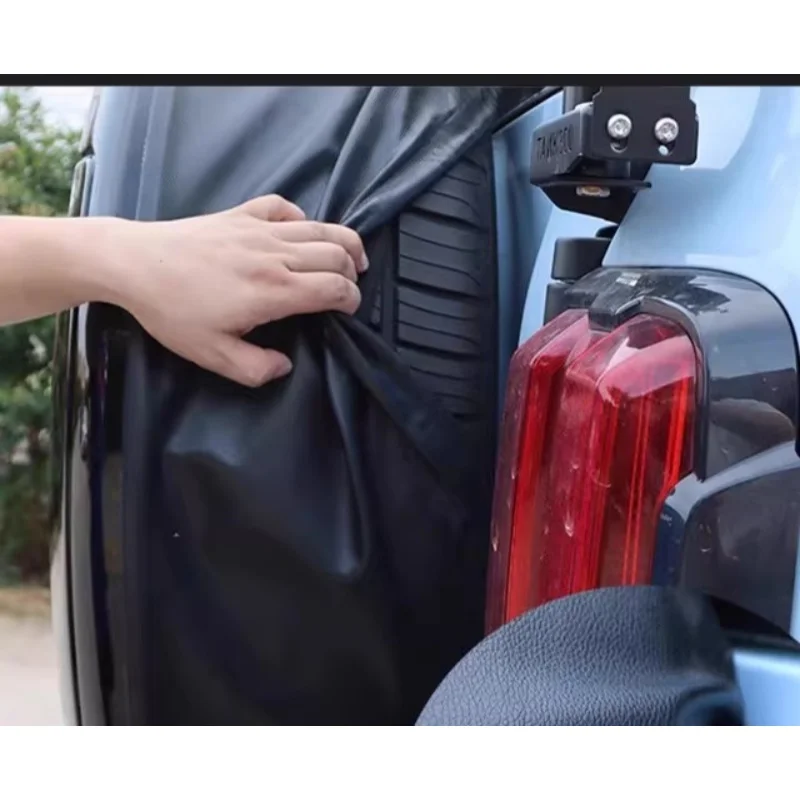 그레이트 월 GWM 탱크 300 2021-2025용 자동차 스페어 타이어 커버 후면 스페어 타이어 보호 커버 액세서리