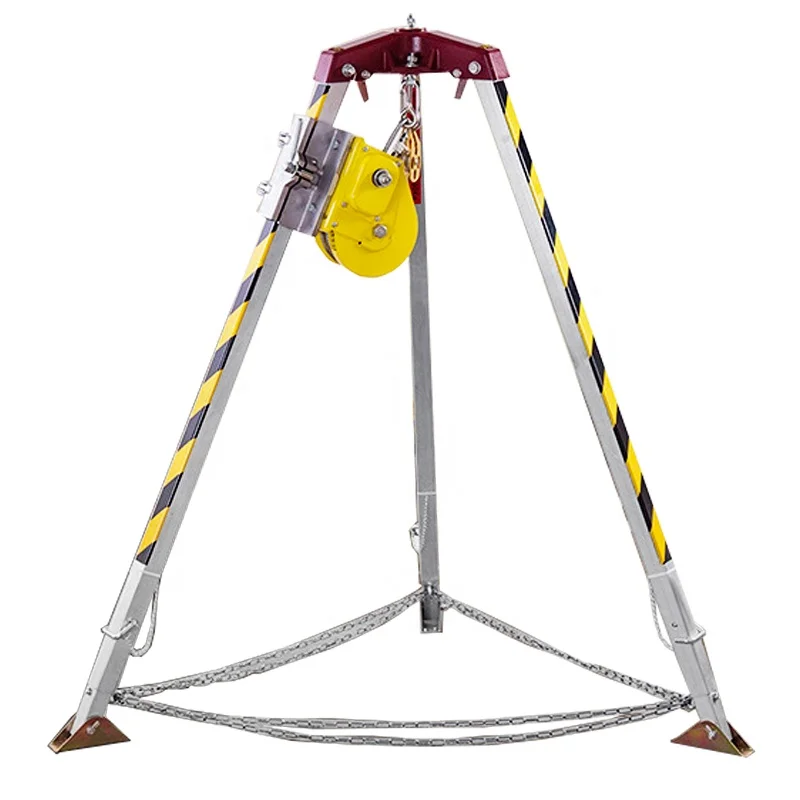 JSJ-S المحمولة سبائك الألومنيوم رفع مثلث قوس مع تمديد قابل للتعديل النار الإنقاذ ترايبود