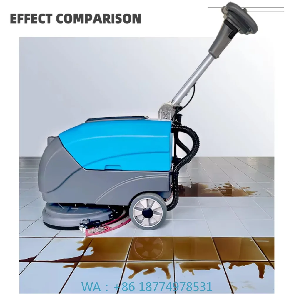 

Walk Behind Floor Scrubber Industrial Powerful Self Propelled Floor Scrubbing Cleaning Machine