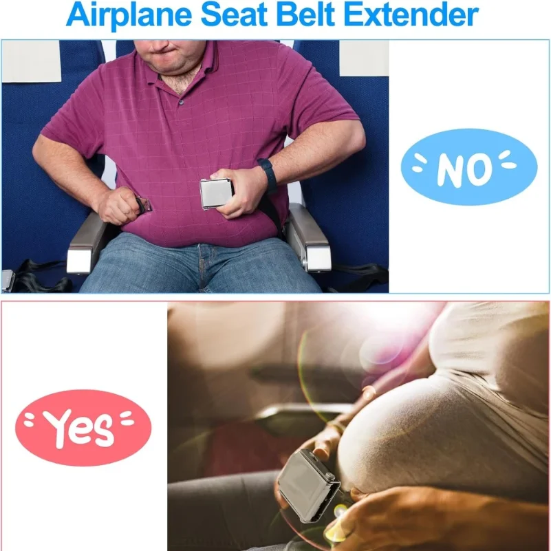 Universal Aviation Aircraft Seat Extended Lengthened Safety Belt For Kids,Pregnant,Big Body Size People