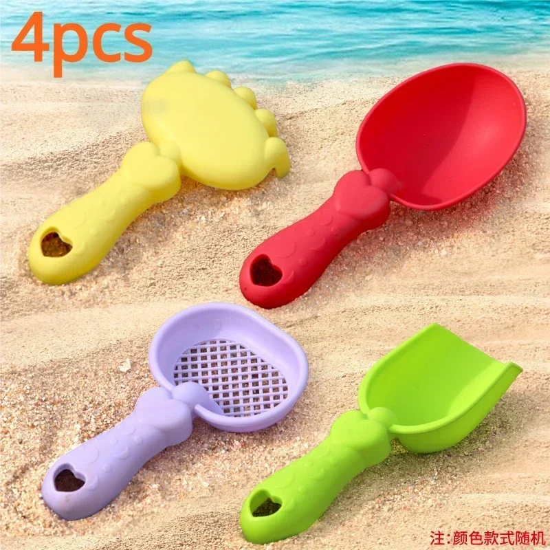 Juego de juguetes de playa para niños, juego para bebés en agua y playa, pala de arena grande, cubo de playa, herramienta de excavación de arena, juguete de arena de Color aleatorio