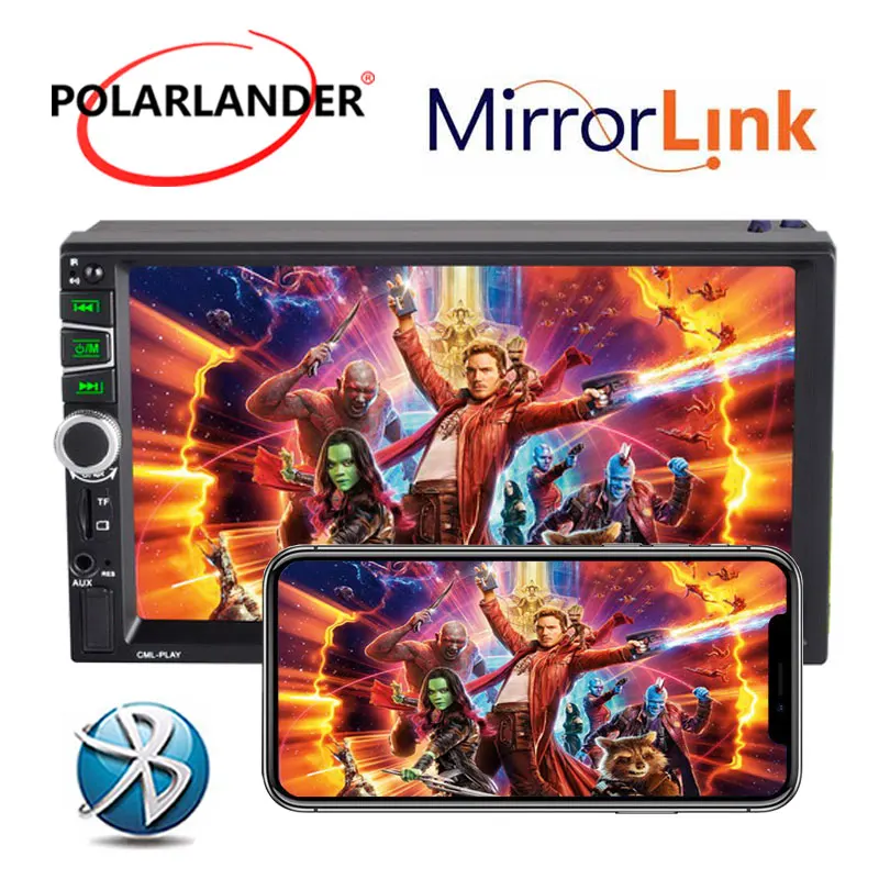 

7 Inch 2 Din Car Radio GPS Navigation Bluetooth FM USB For Universal Car MP5 Player 60Wx4 7030GM