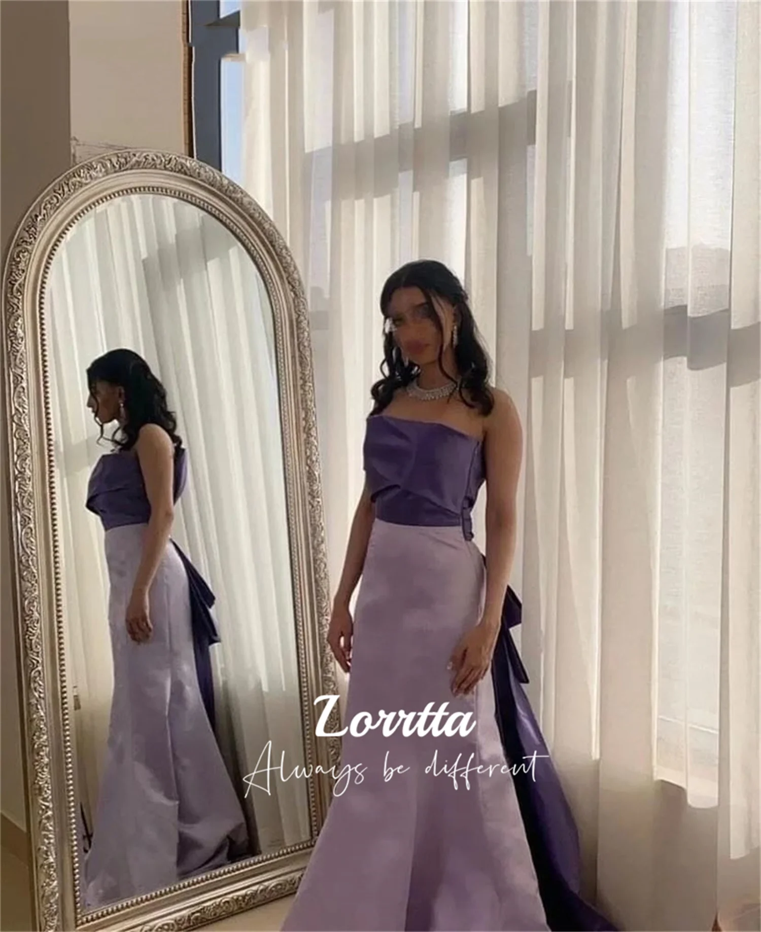 Lorrtta Fishtail Cut Special Occasion Dresses Satin Evening Dress Robe Soiree De Luxe 2024 Ball Gowns Customized فساتين سهرة