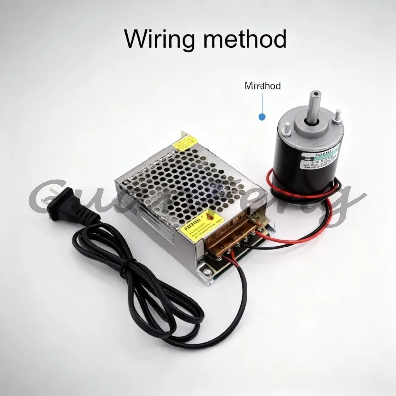 12V-24V XD-3420 High-speed Permanent Magnet DC Thread Shaft Micro Motor, Suitable for Marshmallow Machines and Small