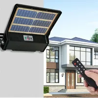 Double-sided Solar Outdoor Street Lights High Bright LED Floodlights Remote Control Dimmable Motion Sensor Garden Lamp