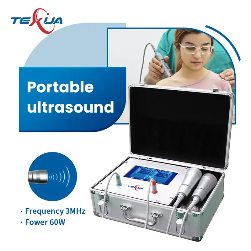 2026 Dual Handheld 60W Fisioterapia Physical Ultrawave Professional Therapy Machine Pain Relief Treating