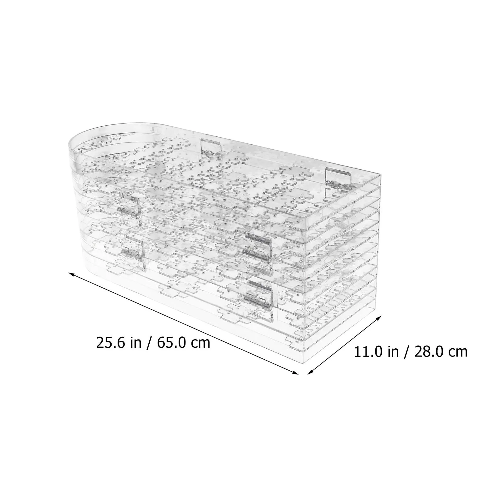 

1Pcs Earrings Storage Box Foldable Multi-Layer Jewelry Display Rack Large Capacity Jewelry Organizer Stand for Necklaces