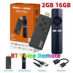 G96 4K Smart TV Stick Android13 ATV OS Top Set Box Allwinner h313 2GB16GB 2.4G&5G  Dual Wifi BT5 Netflix Youtube  Media Player