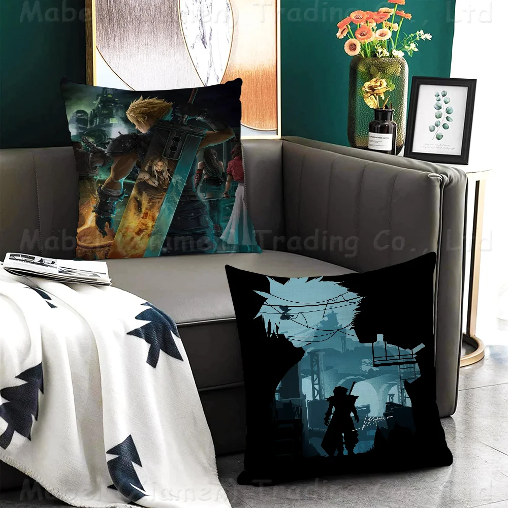 Final Fantasy Pillow Gift Home Office Decoration Pillow Bedroom Sofa Car Cushion CoverPillow Case