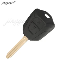 jingyuqin 2 Buttons Car Key Shell For Isuzu DMAX MUX Truck Remote Control Car Key Fob Housing Case Replacement TOY43