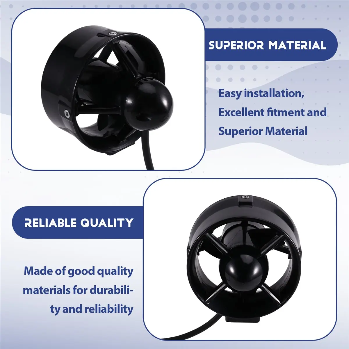 Y1486A*☀▃T200 Deep Water Thruster 200m Waterproof Brushless DC Motor for ROV Underwater Robot Propeller Competitions