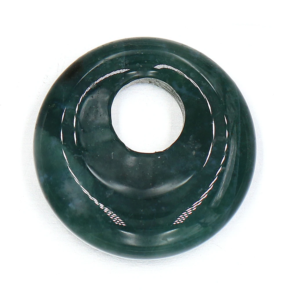 Natural Stone Green Aventurine Agate Amethyst Opal Large Hole Beads DIY for Making Jewelry Accessories Gift 18mm Hole 5.5mm