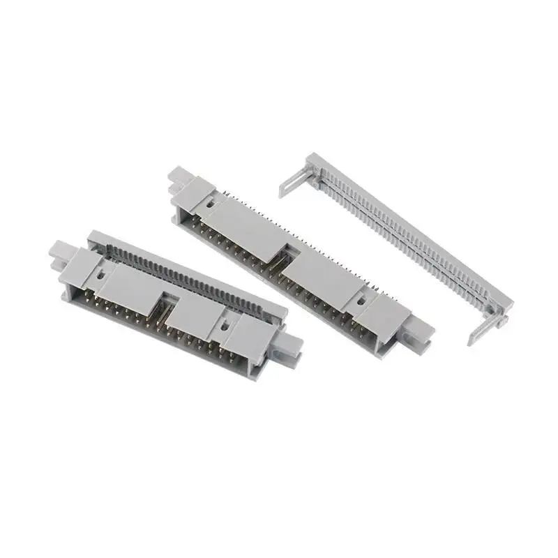 1 Stück Drucktyp Einfache Bullhorn-Buchse 2,54 mm Grau mit Befestigungsösen DC3-10 14 16 40 50 64P – Detail 2
