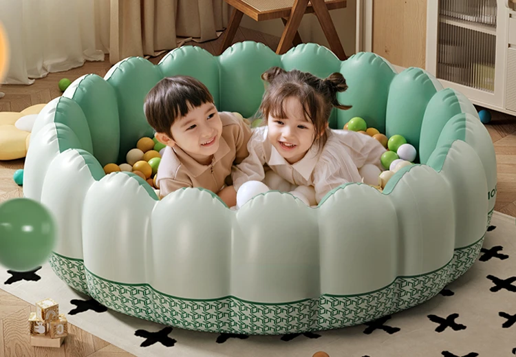 

Ocean ball pool children's indoor castle home wave pool baby can bite inflatable toy house baby fence