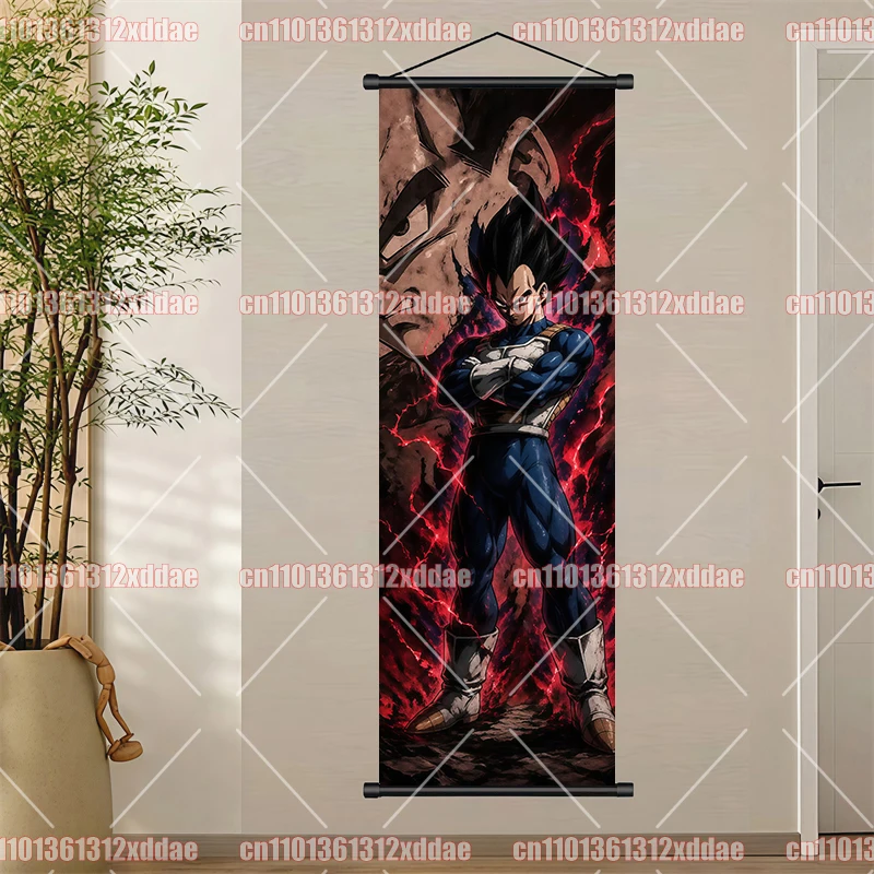 Dragon Ball Sun Goku Super Saiyan Wall Hanging Scroll Poster Living Room Decoration Anime Collection Gift High Quality Painting - view 6