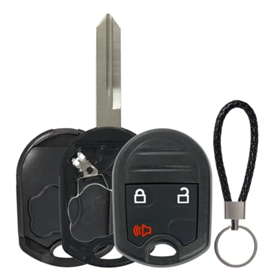 

Key Fob Shell Case Replacement for Ford F150 F250 F350 Edge Explorer Expedition Escape Flex Ranger 2008 2009 2010 2011 2012 201