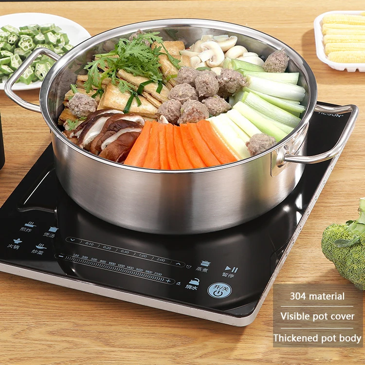 High-quality hot pot multi-user hot 304 stainless steel pot cooking