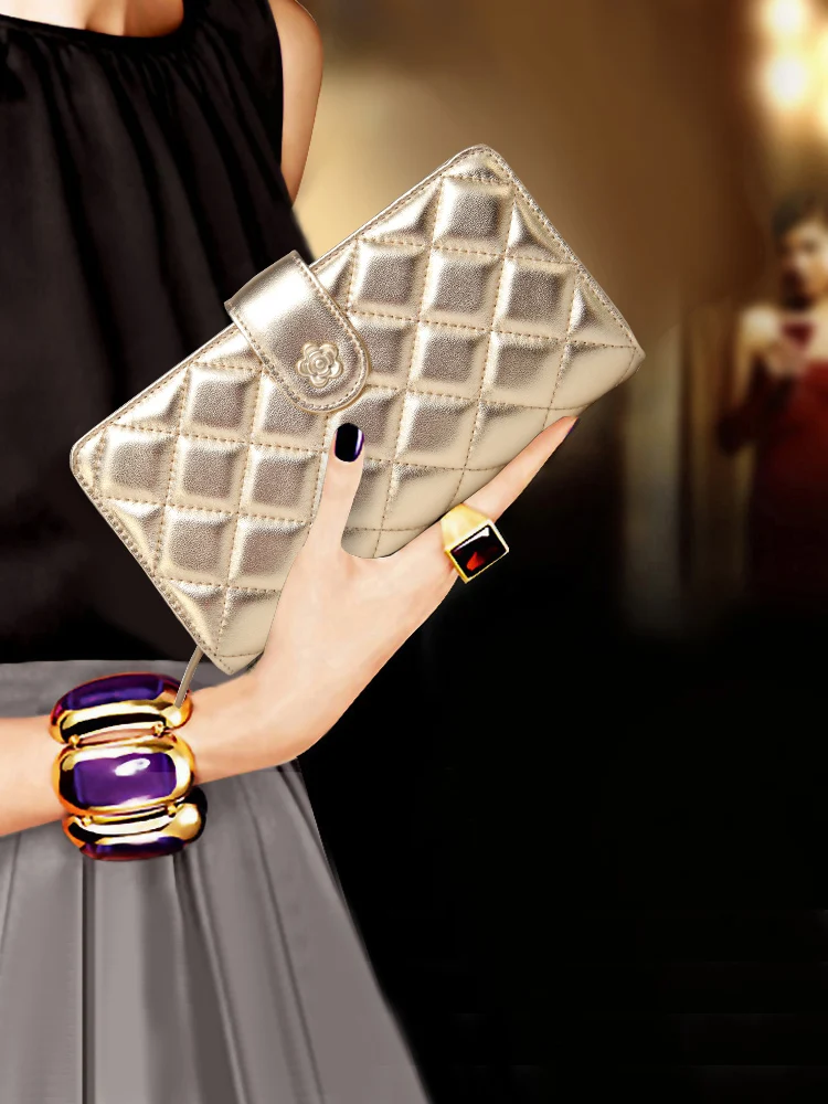 2026-new-sle-large-capaci-leather-handbag-women's-wallet-diamond-id-pattern-mobile-phone-bag-double-layer-eepskin