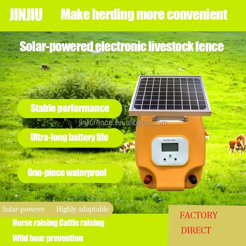 Multiple Power Supply Options Factory PriceLivestock Electric Fences with Solar for Cattle Horse Sheep Pig and Bear