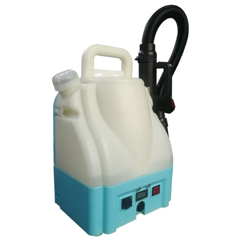 Ultra-low capacity disinfectant sprayer backpack charging