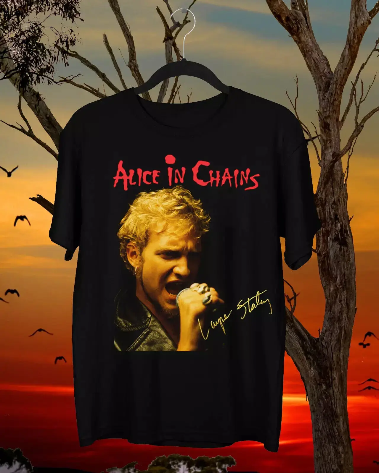 ~HOT NEW!! Alice In Chains Band Layne Staley Short Sleeve AllColor T-Shirt S-5XL