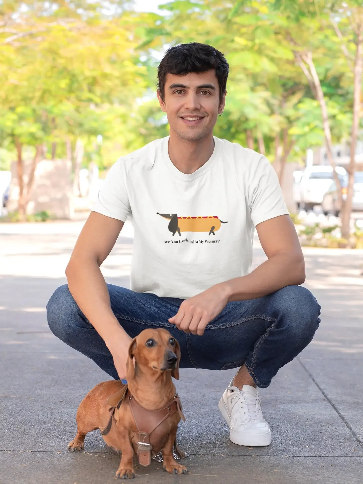 Funny T Shirt Are You Looking At My Wiener Men Offensive For Him Guy Joke Sarcastic
