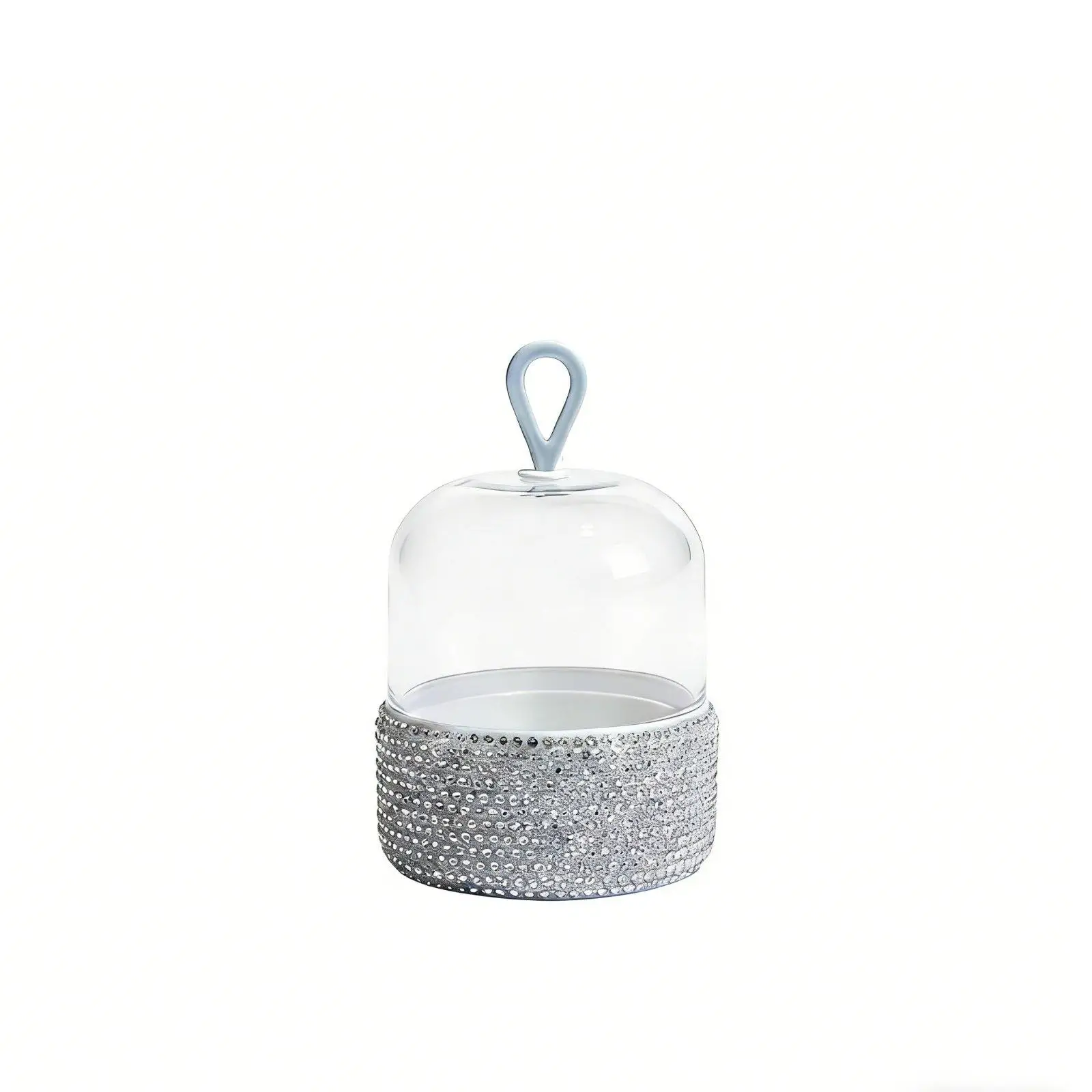 Elegant Rhinestone Cosmetic Sponge Case with Reusable Washable Face Sponge for Home and Travel