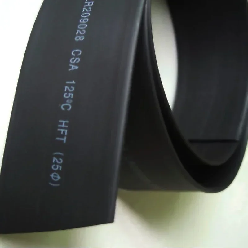 1~10m 2:1 Black Heat Shrink Tube Diameter 0.6~210mm Polyolefin Heatshrink Tubing Sleeving DIY Wrap Wire Repair Cable Protecctor
