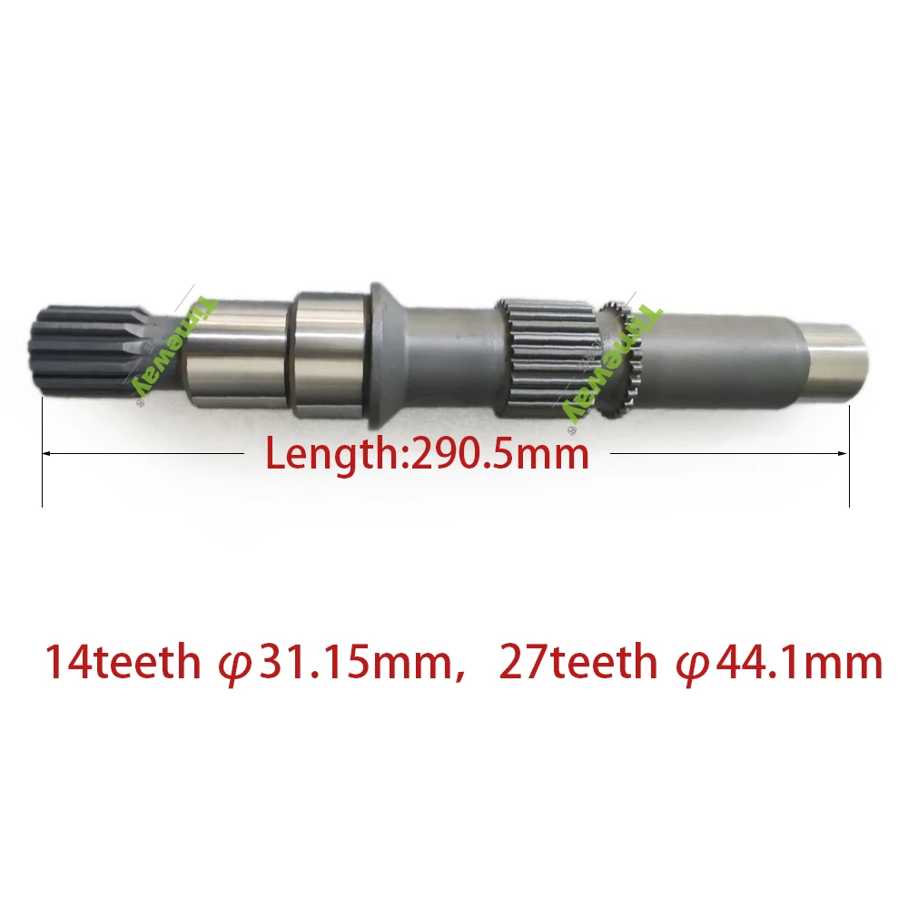 PVH Hydraulic Pump Parts Drive Shaft for PVH106 PVH98 Vickers Piston Pump Shaft Arrow T14-L290.5mm